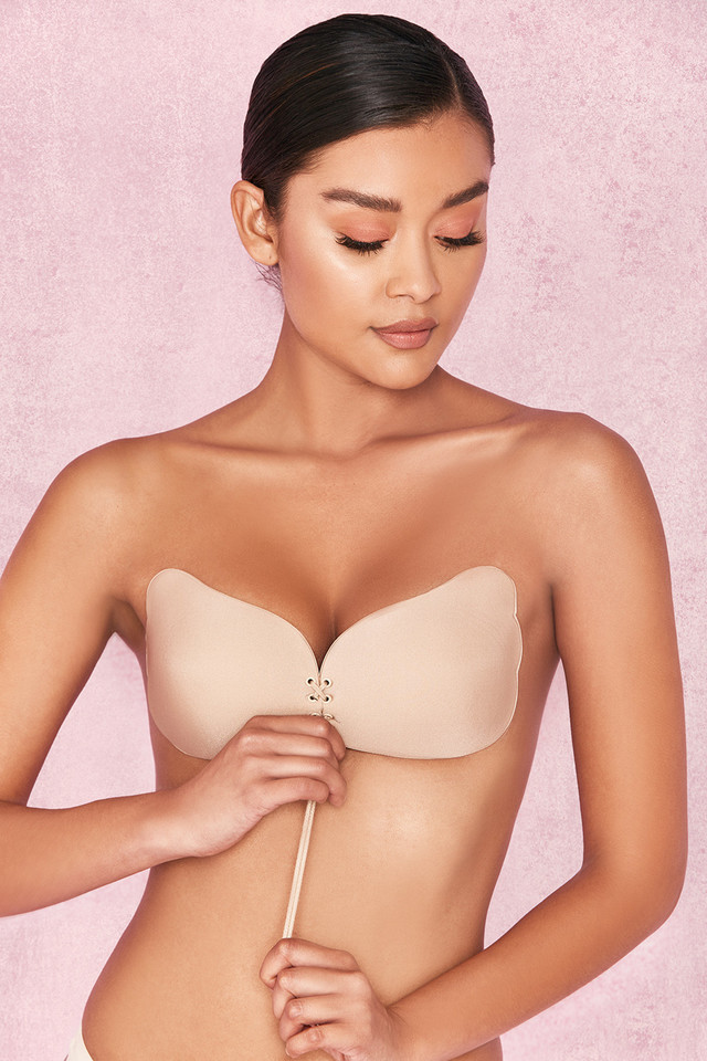 'Ultra' Push Up Invisible Bra - Beige